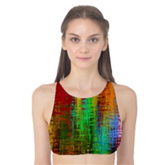 Color Abstract Background Textures Tank Bikini Top