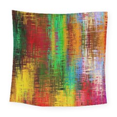 Color Abstract Background Textures Square Tapestry (large)