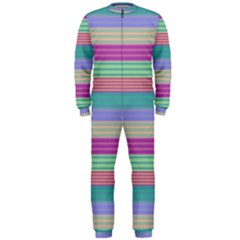 Backgrounds Pattern Lines Wall Onepiece Jumpsuit (men) 