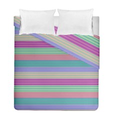 Backgrounds Pattern Lines Wall Duvet Cover Double Side (full/ Double Size)