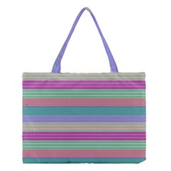 Backgrounds Pattern Lines Wall Medium Tote Bag by Simbadda