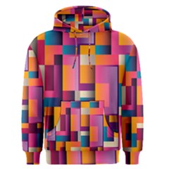 Abstract Background Geometry Blocks Men s Pullover Hoodie by Simbadda