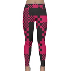 Cube Square Block Shape Creative Classic Yoga Leggings