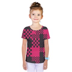 Cube Square Block Shape Creative Kids  One Piece Tee