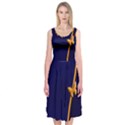 Greeting Card Invitation Blue Midi Sleeveless Dress View1