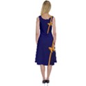 Greeting Card Invitation Blue Midi Sleeveless Dress View2