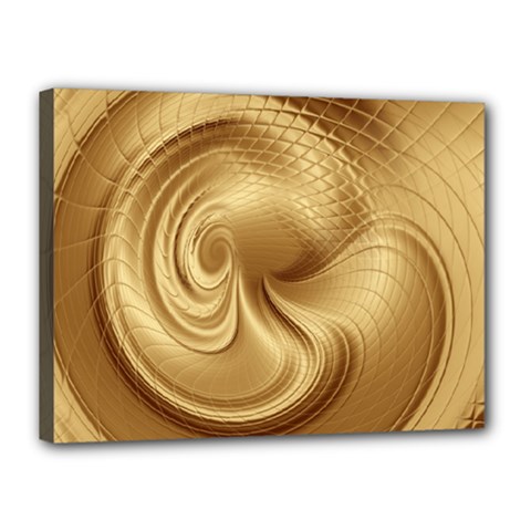 Gold Background Texture Pattern Canvas 16  X 12  by Simbadda