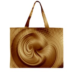 Gold Background Texture Pattern Zipper Mini Tote Bag by Simbadda