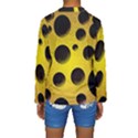 Background Design Random Balls Kids  Long Sleeve Swimwear View2