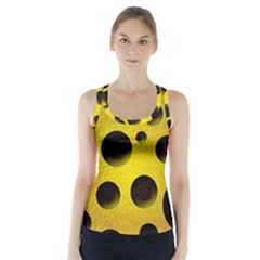 Background Design Random Balls Racer Back Sports Top by Simbadda