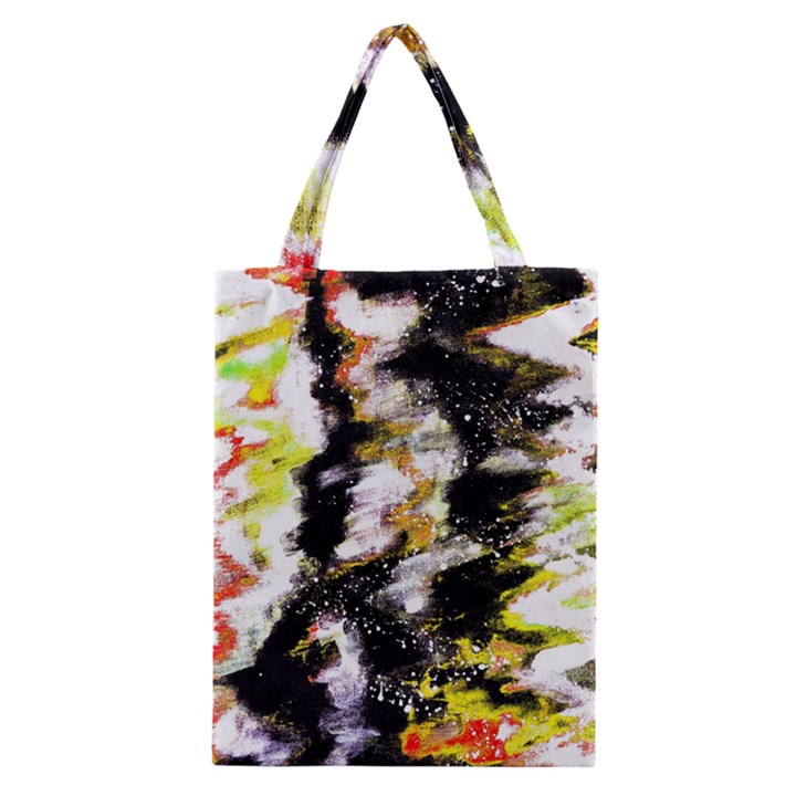 Canvas Acrylic Digital Design Classic Tote Bag