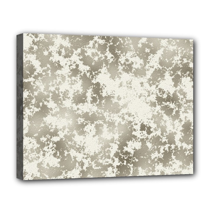 Wall Rock Pattern Structure Dirty Canvas 14  x 11 