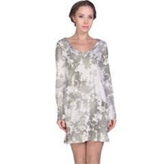 Wall Rock Pattern Structure Dirty Long Sleeve Nightdress by Simbadda