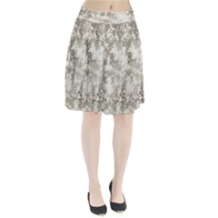 Wall Rock Pattern Structure Dirty Pleated Skirt by Simbadda