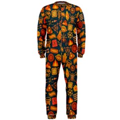 Pattern Background Ethnic Tribal Onepiece Jumpsuit (men)  by Simbadda