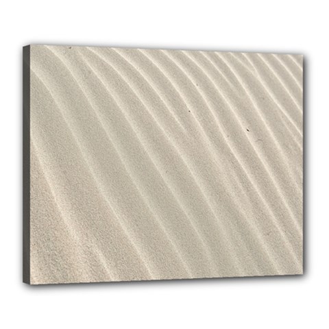 Sand Pattern Wave Texture Canvas 20  X 16  by Simbadda