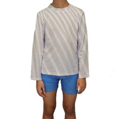 Sand Pattern Wave Texture Kids  Long Sleeve Swimwear by Simbadda