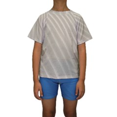 Sand Pattern Wave Texture Kids  Short Sleeve Swimwear by Simbadda