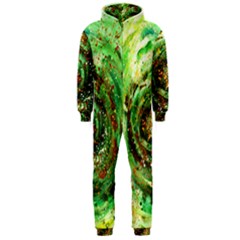 Canvas Acrylic Design Color Hooded Jumpsuit (men)  by Simbadda