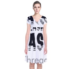 1j+ojl1fomkx9wypfbe43d6kjpwbqbvgkb7ewxs1m3emoajtlcgrj Short Sleeve Front Wrap Dress by FlashyThread