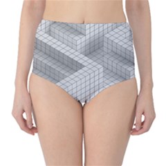 Design Grafis Pattern High-waist Bikini Bottoms by Simbadda