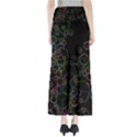 Boxs Black Background Pattern Maxi Skirts View2