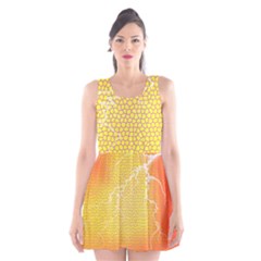 Exotic Backgrounds Scoop Neck Skater Dress by Simbadda