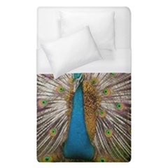 Indian Peacock Plumage Duvet Cover (single Size)