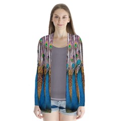 Indian Peacock Plumage Cardigans by Simbadda