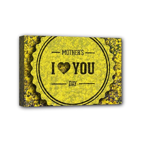 Happy Mother Day Mini Canvas 6  X 4  by Simbadda