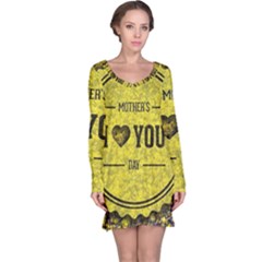 Happy Mother Day Long Sleeve Nightdress by Simbadda