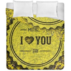 Happy Mother Day Duvet Cover Double Side (california King Size)