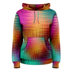 Colourful Weave Background Women s Pullover Hoodie by Simbadda