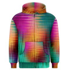 Colourful Weave Background Men s Zipper Hoodie by Simbadda