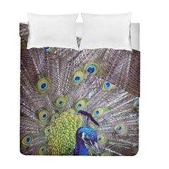 Peacock Bird Feathers Duvet Cover Double Side (full/ Double Size)