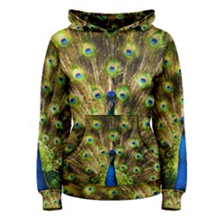 Peacock Bird Women s Pullover Hoodie by Simbadda