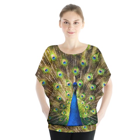 Peacock Bird Blouse by Simbadda