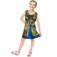 Peacock Bird Kids  Tunic Dress by Simbadda