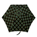 Peacock Inspired Background Mini Folding Umbrellas View1