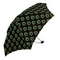 Peacock Inspired Background Mini Folding Umbrellas View2