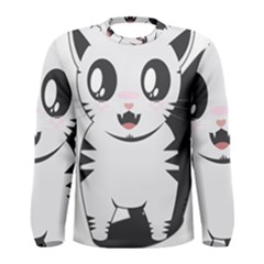 Meow Men s Long Sleeve Tee