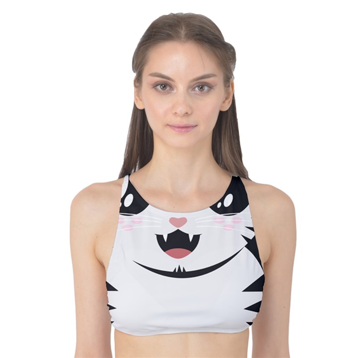 Meow Tank Bikini Top