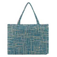  Hand Drawn Lines Background In Vintage Style Medium Tote Bag