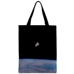 Amazing Stunning Astronaut Amazed Zipper Classic Tote Bag by Simbadda