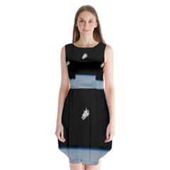 Amazing Stunning Astronaut Amazed Sleeveless Chiffon Dress   by Simbadda