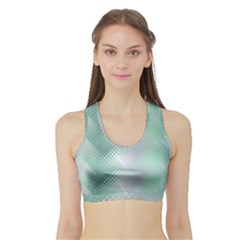 Jellyfish Ballet Wind Sports Bra With Border by Simbadda