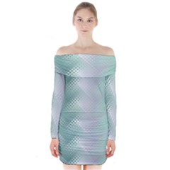 Jellyfish Ballet Wind Long Sleeve Off Shoulder Dress