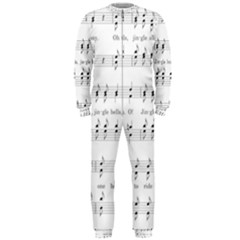 Jingle Bells Song Christmas Carol Onepiece Jumpsuit (men)  by Simbadda