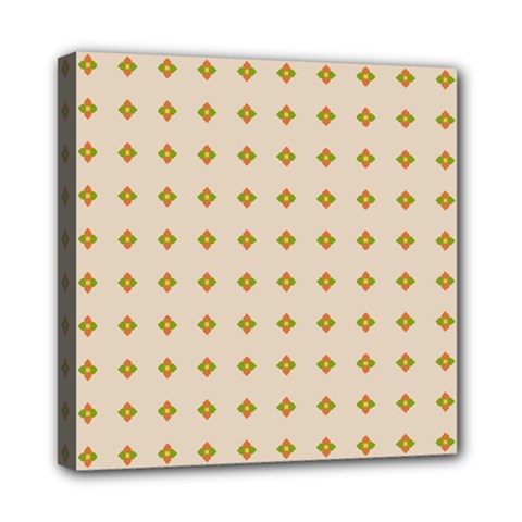 Pattern Background Retro Mini Canvas 8  X 8  by Simbadda