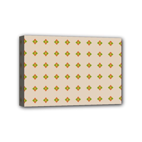 Pattern Background Retro Mini Canvas 6  X 4  by Simbadda